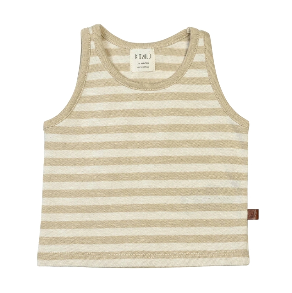 Organic Tank Top - DESERT STRIPE